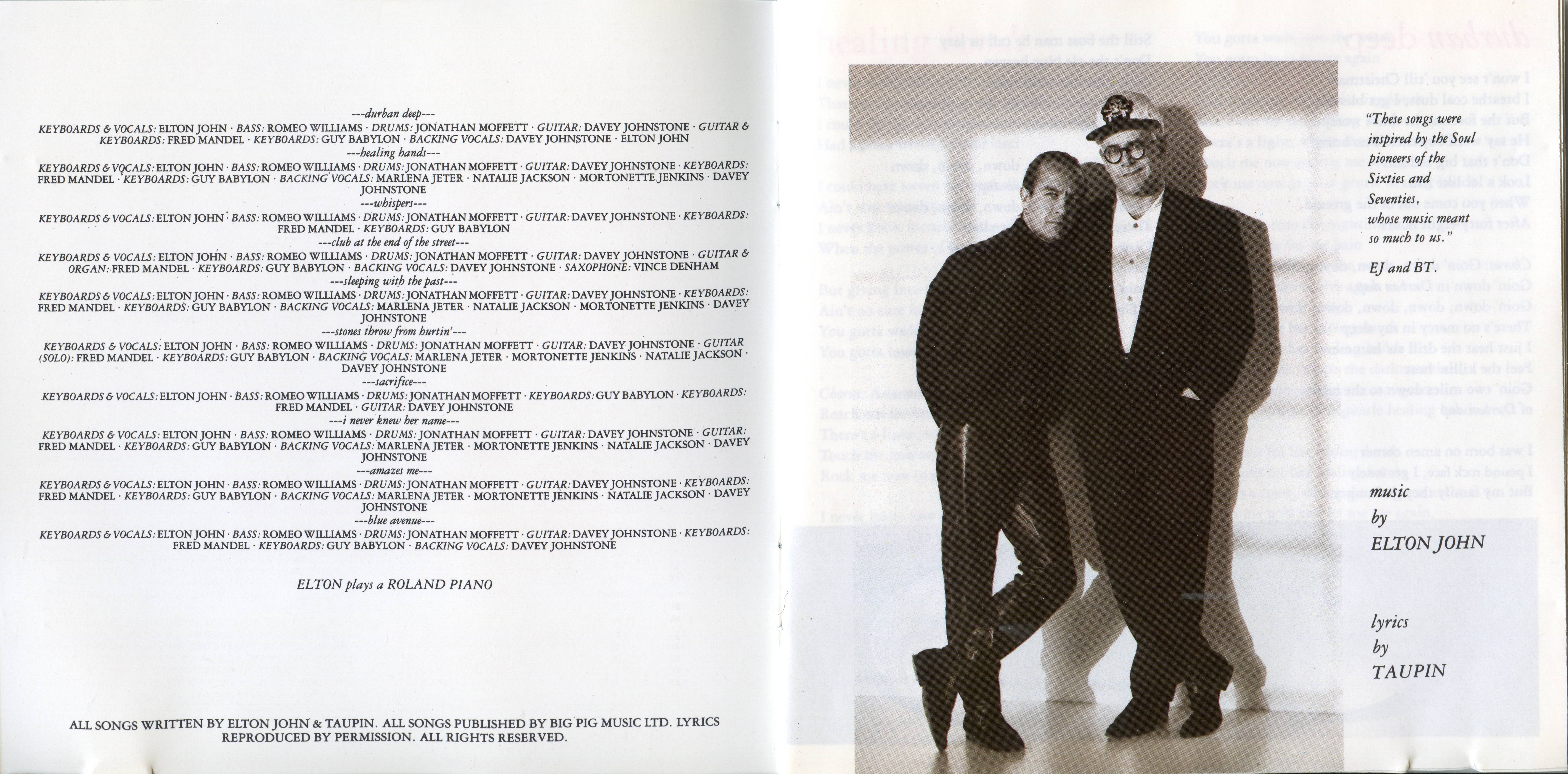Elton John Sleeping With The Past [booklet02 d]